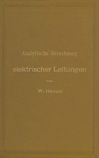 bokomslag Analytische Berechnung elektrischer Leitungen