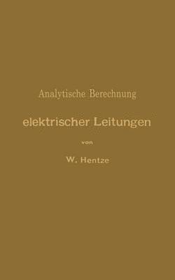 bokomslag Analytische Berechnung elektrischer Leitungen