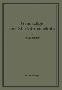 bokomslag Grundzge der Starkstromtechnik