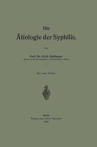 bokomslag Die tiologie der Syphilis