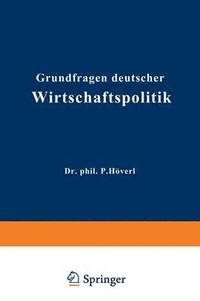 bokomslag Grundfragen deutscher Wirtschaftspolitik