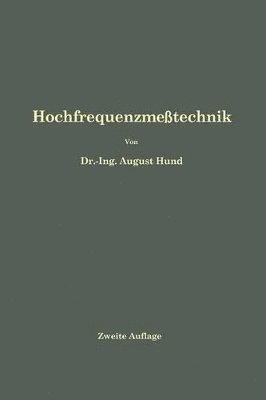bokomslag Hochfrequenzmeßtechnik