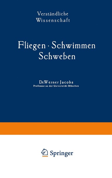 bokomslag Fliegen · Schwimmen Schweben