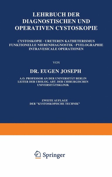 bokomslag Lehrbuch der Diagnostischen und Operativen Cystoskopie