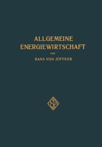 bokomslag Allgemeine Energiewirtschaft