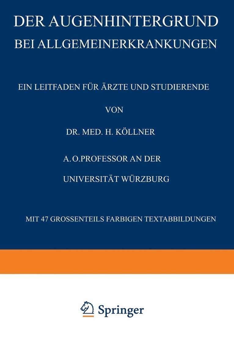 Der Augenhintergrund bei Allgemeinerkrankungen