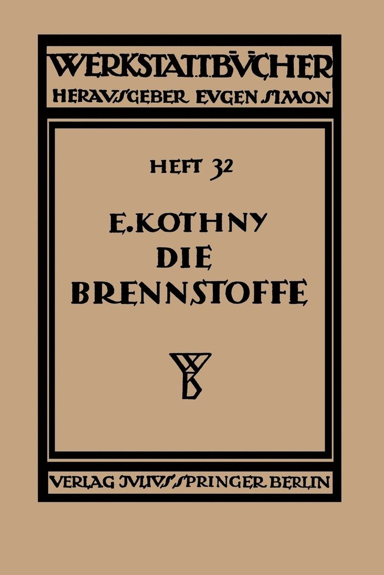 Die Brennstoffe 1