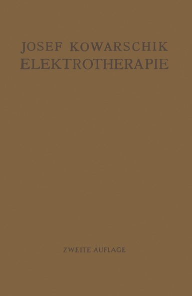 bokomslag Elektrotherapie
