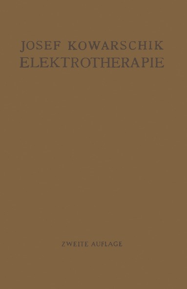 bokomslag Elektrotherapie