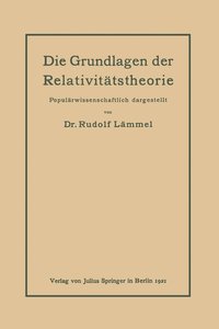 bokomslag Die Grundlagen der Relativitätstheorie