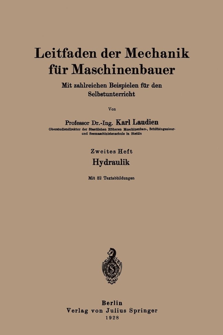 Leitfaden der Mechanik für Maschinenbauer
