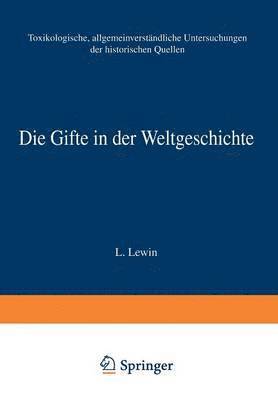 Die Gifte in der Weltgeschichte 1