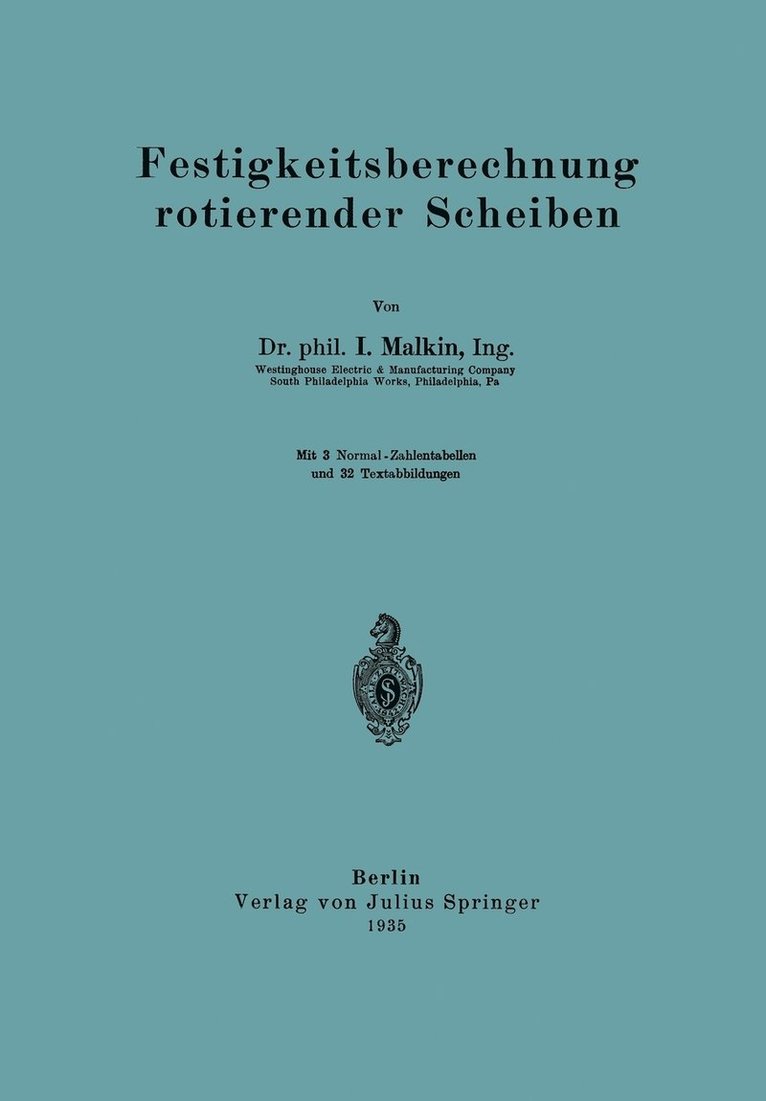 Festigkeitsberechnung rotierender Scheiben 1