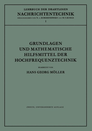 bokomslag Grundlagen und mathematische Hilfsmittel der Hochfrequenztechnik