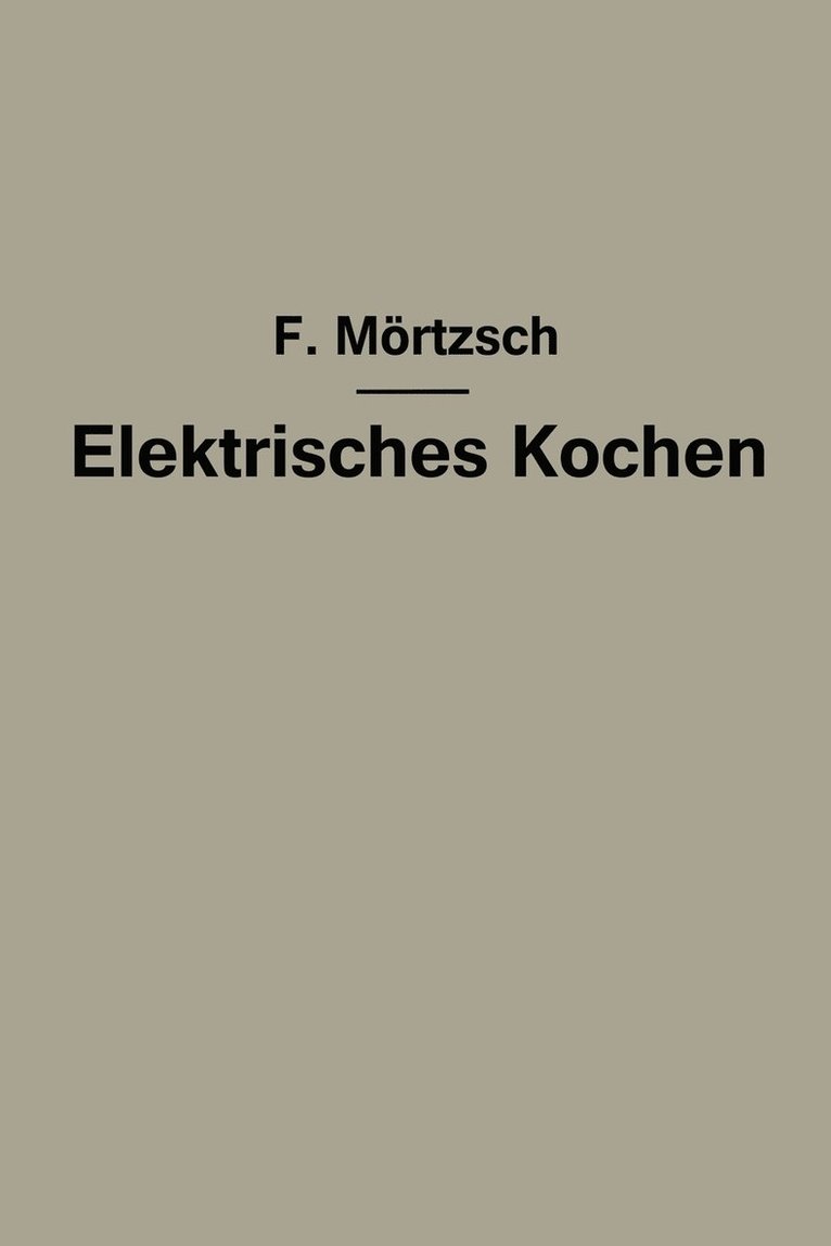 Elektrisches Kochen 1