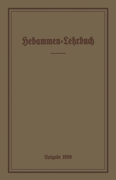 bokomslag Hebammen-Lehrbuch