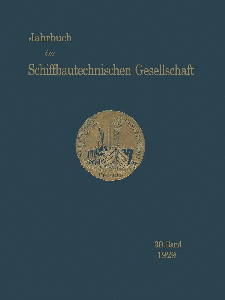 Jahrbuch der Schiffbautechnischen Gesellschaft 1