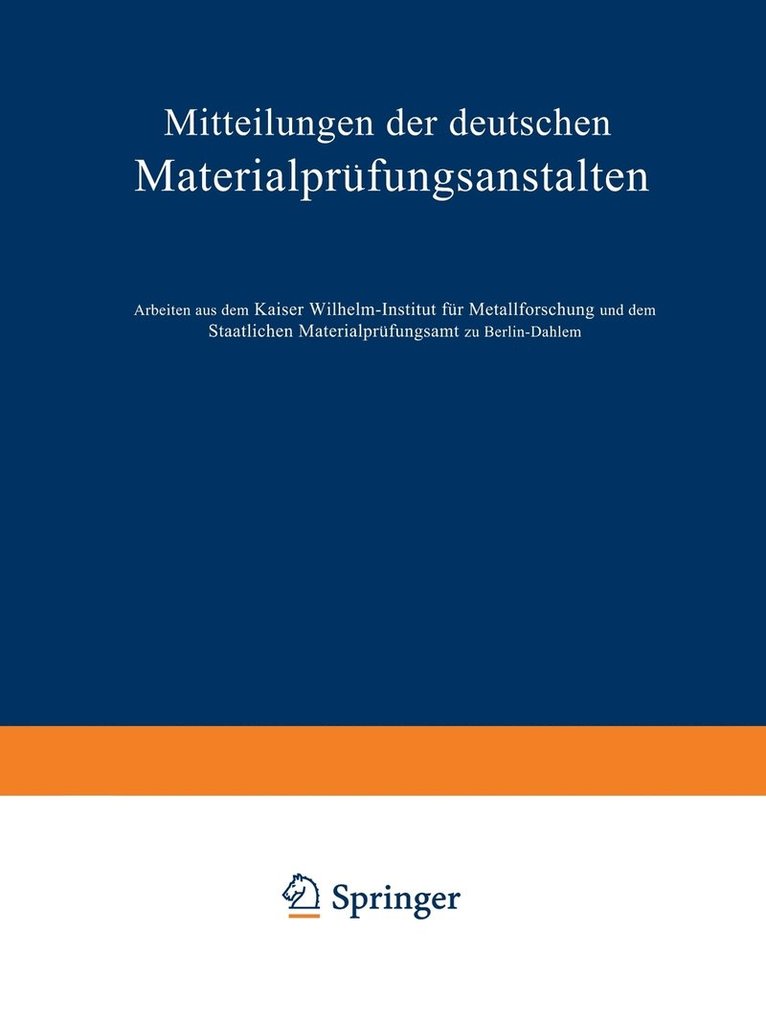 Mitteilungen der deutschen Materialprfungsanstalten 1