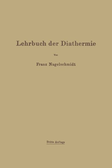 bokomslag Lehrbuch der Diathermie