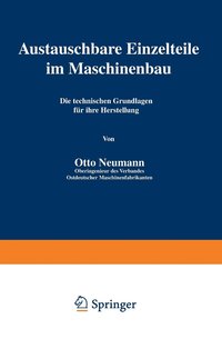 bokomslag Austauschbare Einzelteile im Maschinenbau