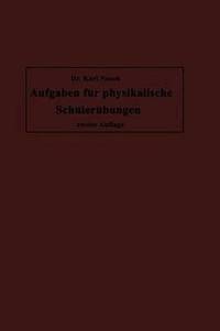 bokomslag Aufgaben fr physikalische Schlerbungen