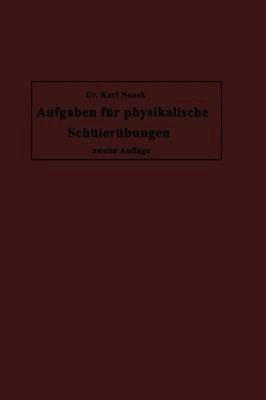 bokomslag Aufgaben fr physikalische Schlerbungen