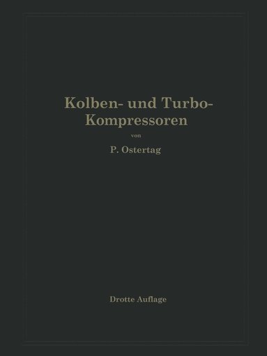 bokomslag Kolben- und Turbo-Kompressoren