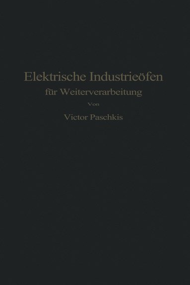 bokomslag Elektrische Industriefen fr Weiterverarbeitung