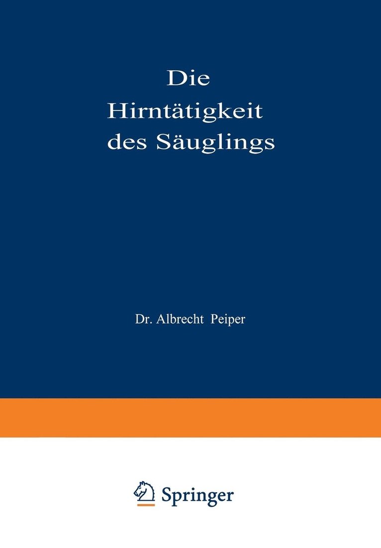 Die Hirnttigkeit des Suglings 1