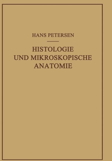 bokomslag Histologie und Mikroskopische Anatomie