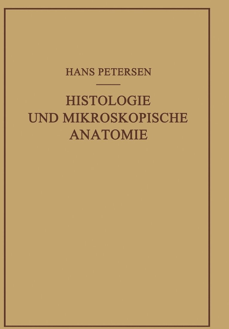 Histologie und Mikroskopische Anatomie 1
