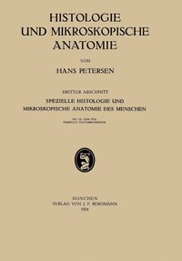 bokomslag Histologie und Mikroskopische Anatomie