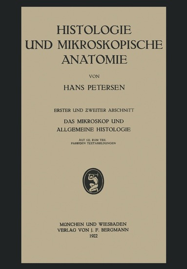 bokomslag Histologie und Mikroskopische Anatomie