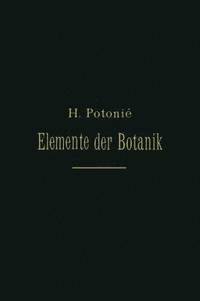 bokomslag Elemente Der Botanik