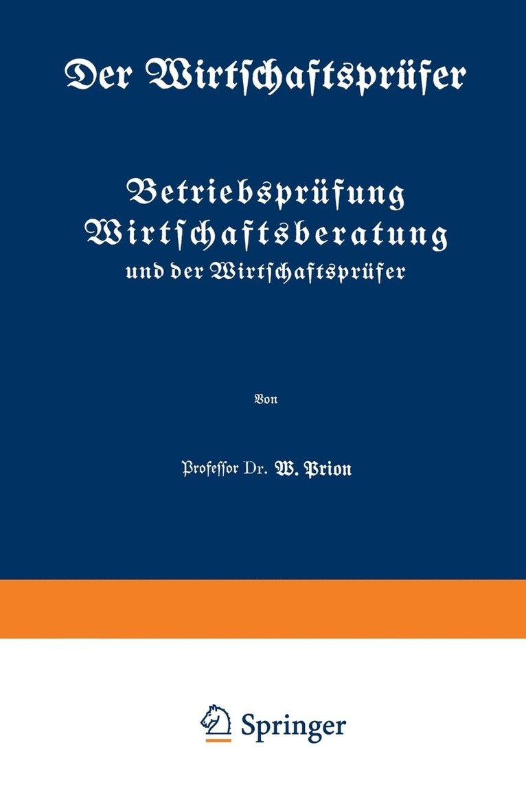 Betriebsprfung Wirtschaftsberatung und der Wirtschaftsprfer 1