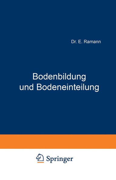 bokomslag Bodenbildung und Bodeneinteilung