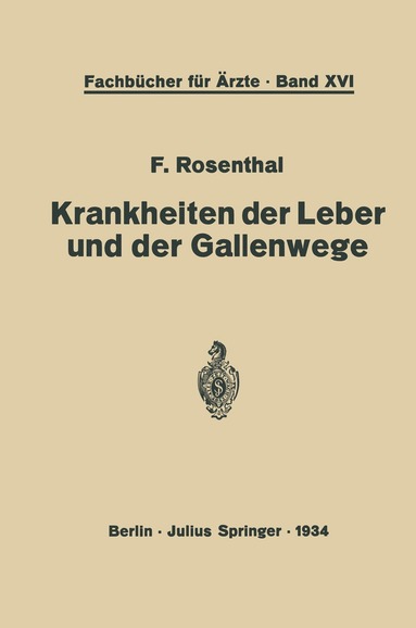 bokomslag Krankheiten der Leber und der Gallenwege