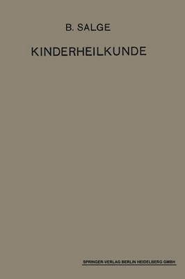 B. Salge - Einführung in die Kinderheilkunde, Häftad