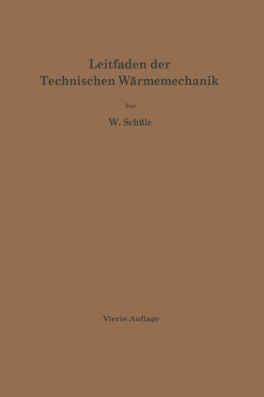 bokomslag Leitfaden der Technischen Wärmemechanik