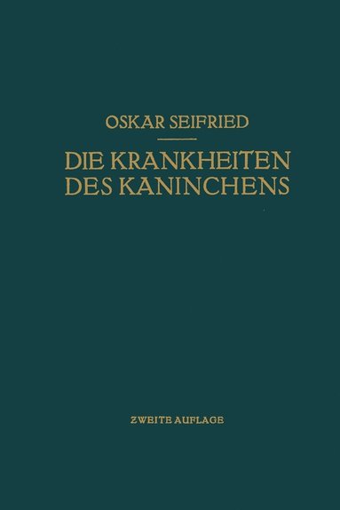 bokomslag Die Krankheiten des Kaninchens