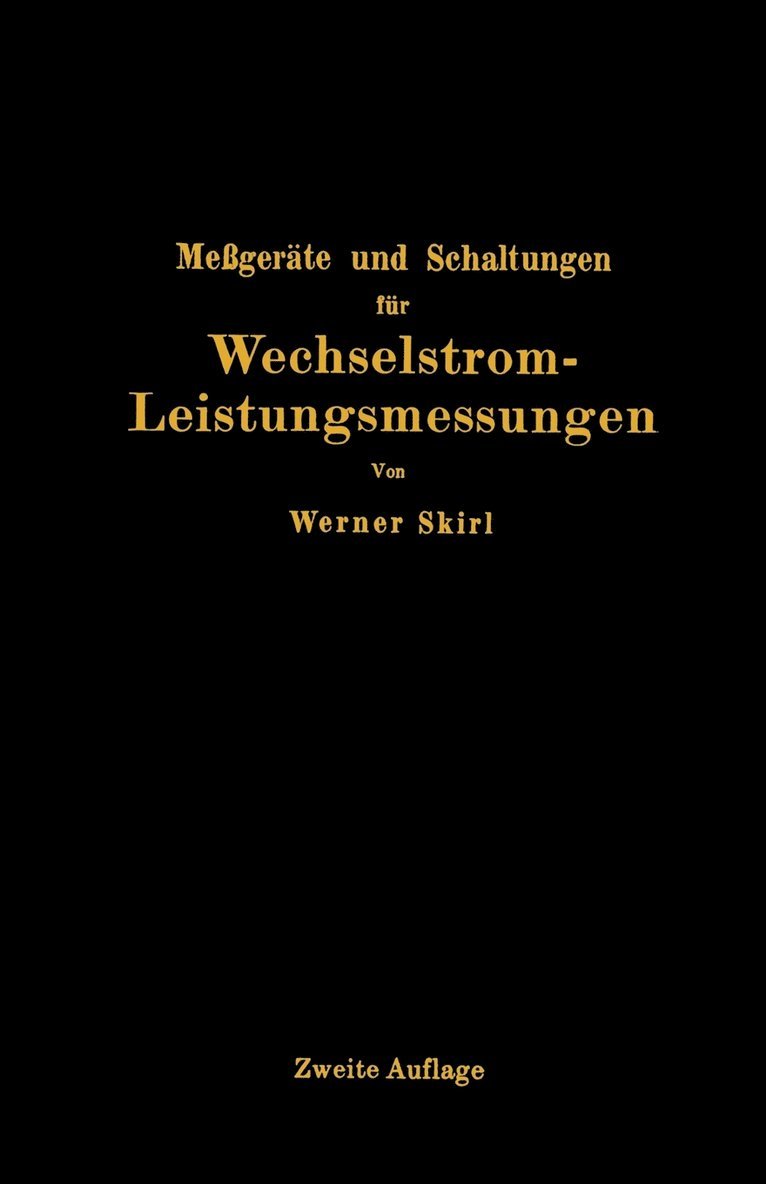 Megerte und Schaltungen fr Wechselstrom-Leistungsmessungen 1