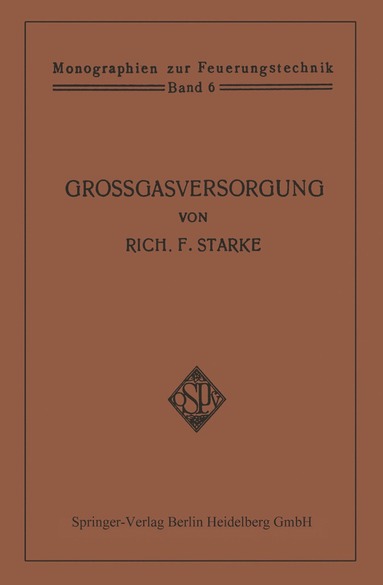bokomslag Großgasversorgung