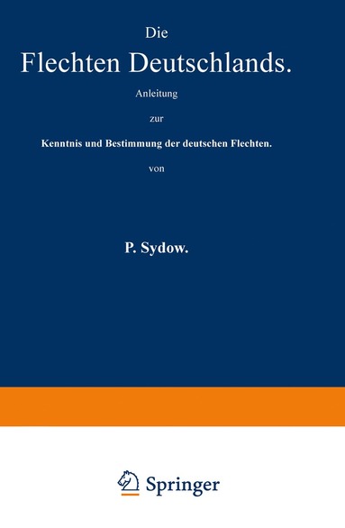 bokomslag Die Flechten Deutschlands