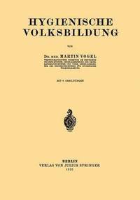 bokomslag Hygienische Volksbildung