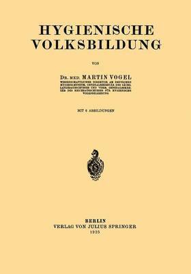 bokomslag Hygienische Volksbildung