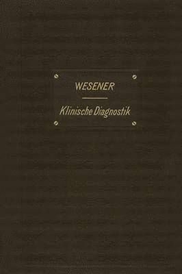 bokomslag Medicinisch-klinische Diagnostik