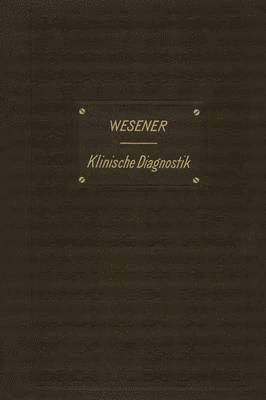 bokomslag Medicinisch-klinische Diagnostik