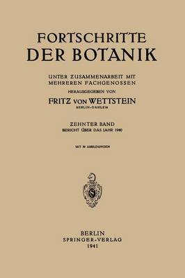 Fortschritte der Botanik 1