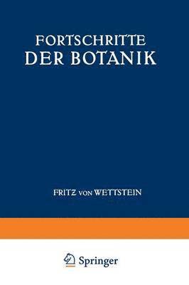 Fortschritte der Botanik 1