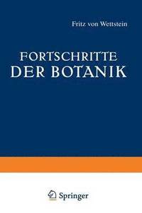 bokomslag Fortschritte der Botanik